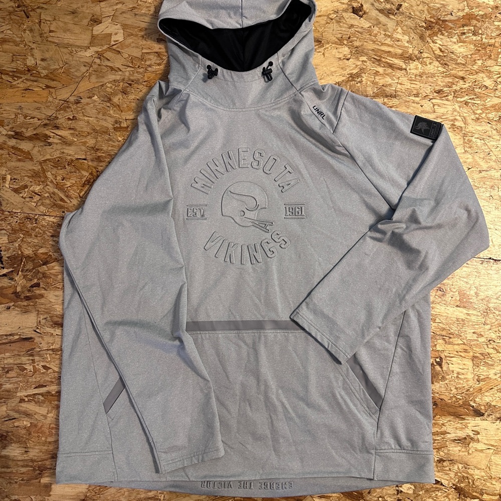UNRL Minnesota Vikings Gray Hoodie